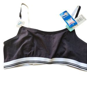 Hanes Black and White Bra Intimates & Sleepwear Size S NWT